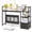 Black, variant on Desk Shelf with Drawer, 41.3" Desktop Organizer Shelf, Desk Hutch for Computer Monitor Max 32", 3 Tier Desktop Display Rack, Wooden Desk Top Bookshelf Storage Rack for Home Office Dorm, White
