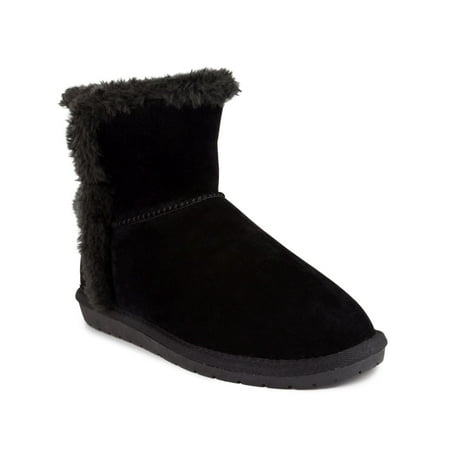 

SUGAR Womens Black Comfort Poppy Round Toe Snow Boots 8 M