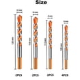 thumbnail image 4 of Juego de 10 brocas de carburo de tungsteno para mampostería, para cerámica, porcelana, metal y acero (6/8/10/12 mm), 4 of 5
