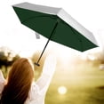 thumbnail image 6 of Folding Umbrella Portable Durable Ultralight Travel Umbrella Small Umbrellas Green, 6 of 9