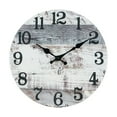 thumbnail image 4 of Style Wall Clock For Living Room Bedroom 24 Hour Display Modern Density Board Hanging Clock With Design, 4 of 5