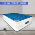 thumbnail image 5 of Full Size Air Mattress with Built in Pump,High Portable 18" Inflatable Mattress,Blow Up Mattress for Travel,Home and Guest(Lyon Blue), 5 of 10