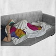 thumbnail image 6 of Educational Soft Flannel Fleece Blanket, Human Brain from All Sides with Sections in Different Colors Explanatory Texts, Cozy Plush for Indoor and Outdoor Use, 70" x 90", Multicolor, by Ambesonne, 6 of 6