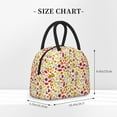 thumbnail image 2 of Pofeuu Colorful Leaves Print Lunch Bag for Adult Insulated Lunch Box,Leakproof Cooler Food Lunch Containers Reusable High Capacity Lunch Tote Bags-One Size, 2 of 6