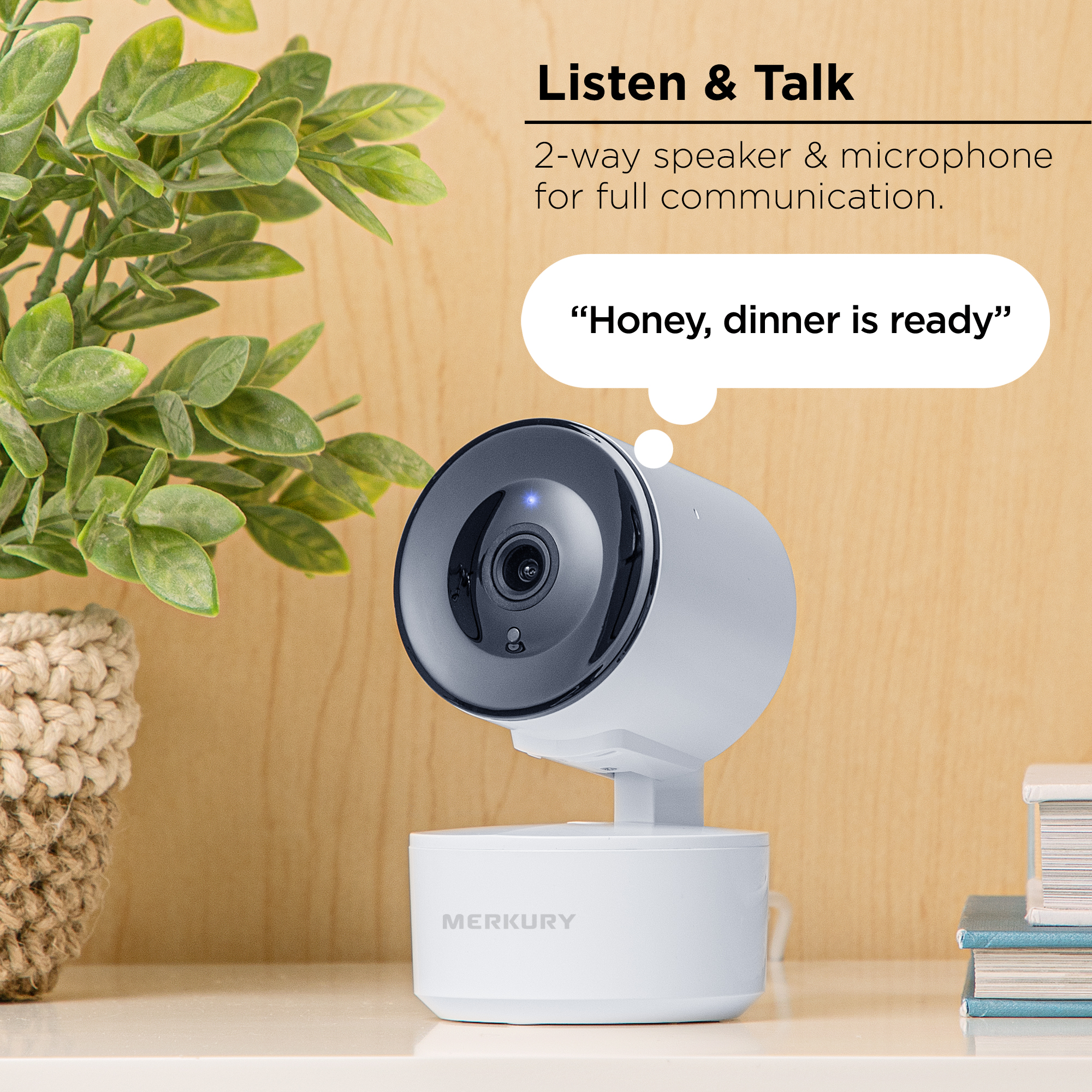 Merkury Smart 1080p Auto-Tracking Wi-Fi Camera photo 8