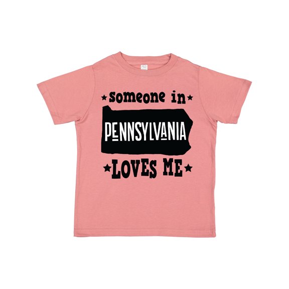 Inktastic Someone in Pennsylvania Loves Me Boys or Girls Toddler T-Shirt