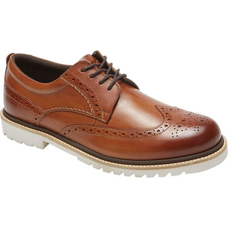 

Men s Rockport Marshall Wing Tip Oxford Cognac Leather 7 W