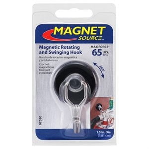 

MASTER MAGNETICS Magnetic Rotating Swing Hook Black 1 Pack