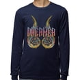 thumbnail image 2 of Wings Dreamer Long Sleeve Shirt Unisex X-Large Navy, 2 of 5