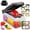 Black Pro Heavy-Duty Dicer, variant on Honhorrs Vegetable Chopper Mandoline Slicer with Container, Food Veggie Chopper, Cheese Grater, Onion Vegetable Cutter for Kitchen Gadgets & Gifts, Home Essentials (9-in-1, Black)
