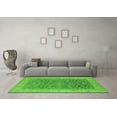 thumbnail image 3 of Ahgly Company Indoor Rectangle Oriental Green Traditional Area Rugs, 2' x 5', 3 of 4