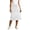 White, variant on Arlun Womens Midi Cargo Skirts Elastic High Waisted Loose Fit Mid Length a Line Skirts Trendy Solid Color Straight Pocketed Skirt for Spring and Summer Everyday Wear White XL