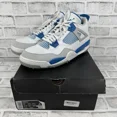 thumbnail image 2 of N I-K-E Jo r-dan 4 IV Retro Military Blue Golf Shoes Mens Sz 13 CU9981-101 Brand New, 2 of 6