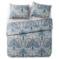 thumbnail image 4 of VCNY Home Lawrence Damask 3-Piece Quilt Set, King with Quilt and Shams, 4 of 5