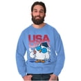 thumbnail image 5 of Tootsie Mr Owl Patriotic USA America Sweatshirt for Men or Women Brisco Brands S, 5 of 6