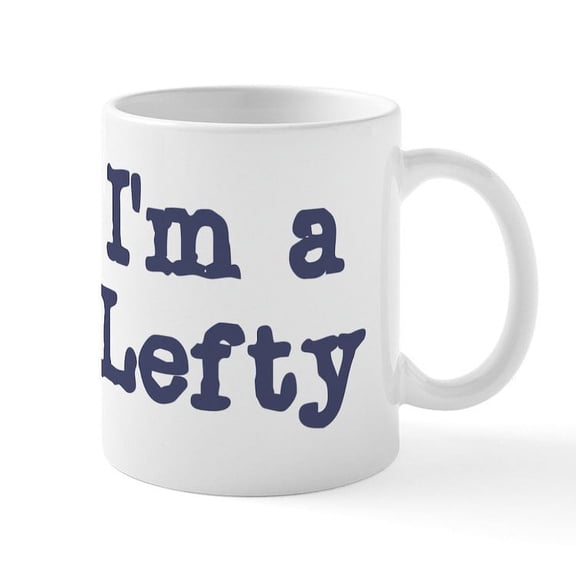 CafePress - I'm A Lefty Mug (Left Handed) - 11 oz Ceramic Mug - Novelty Coffee Tea Cup