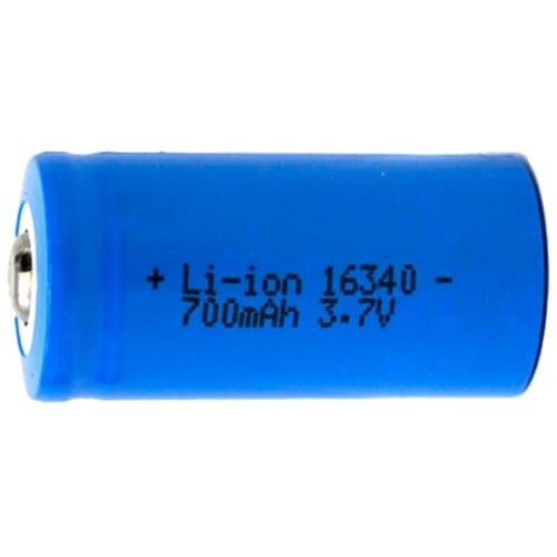 Batterie Lithium-Ion 3,7 Volts RCR123A (16340) (700 mAh)