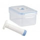 thumbnail image 2 of Contenedor de vacío portátil hermético para alimentos, caja de conservación de alimentos frescos 1.25L, 2 of 8