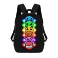 thumbnail image 1 of Demon Geometry Dash Backpack Casual Daypack School Bag Bookbag Satchel Rucksack Shoulder Multipurpose Laptop Backpack, 1 of 5