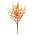 thumbnail image 4 of Fake Flower Bouquet Artificial Fall Flowers For Outdoors Lavender Flowers Outdoor Faux Plastic Plants Flower For Indoor Outdoor Decoration,Orange Thanksgiving Household Imitation, 4 of 9