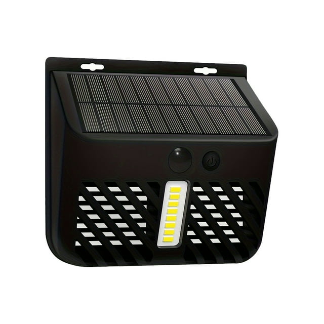 Toystoory Lámpara LED para exteriores con luz Solar, 2 piezas, con Sensor de cuerpo humano, nivel impermeable, lámpara Solar para exteriores Repelente de insectos y plagas