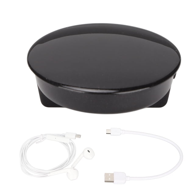Mini grabadora de voz activada por voz (chino, inglés a texto, IA, HD, cancelación de ruido, pequeña, para estudio, trabajo, inglés neutro, negro, 8 GB)