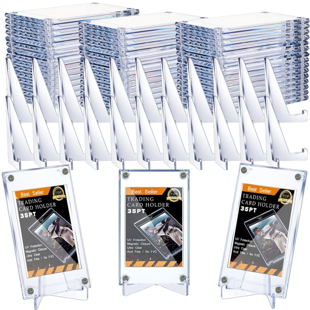 Tornillo protector para tarjetas coleccionables con soporte de exhibición acrílico 35PT