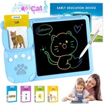 Xueyu Talking Flash Cards LCD Writing Tablet for Preschool, Animals & Nature, 224 Word
