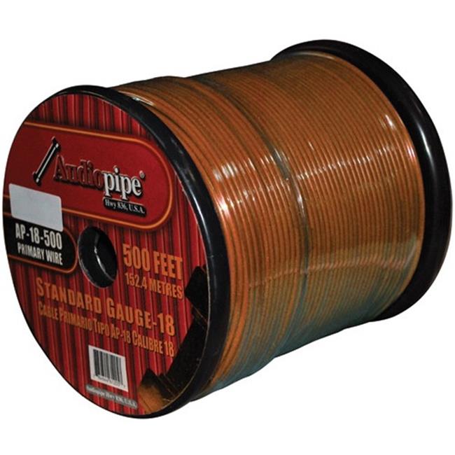 AUDIOP AP18500OR 18 Gauge 500 ft. Spool Car Audio Remote Wire Orange