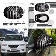 thumbnail image 6 of Yuyamidu Black American Flag Car Front Hood Cover Eagle Hood Covers for Cars Sedans Fashion Vehicle Rear View Mirror Protective Cover Auto Side View Mirror Cover, 3 PCS, 6 of 7
