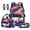 Cute Axolotl, variant on Girl Backpack Kids School Backpack Set Pink Camo Hunting Book Bag Back Pack with Lunchbox Pen Case Bookmark 5 Pieces Set for Primary Middle School Student 5-14 Years Ligthweight