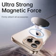 thumbnail image 2 of Dteck for iPhone 16 Case with Camera Contral Button, Compatible with MagSafe, Magnetic for iPhone 16 Case with Upgraded Lens Stand, Anti-Yellowing Slim Phone Case 6.1",Clear, 2 of 8