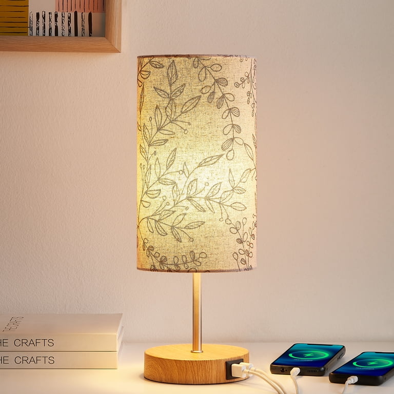 3-Way Dimmable Table Lamp with USB Ports, 15" photo 7