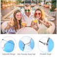 thumbnail image 1 of Gafas de sol ONESING, gafas de sol redondas hippie, 8 pares, 1 of 7