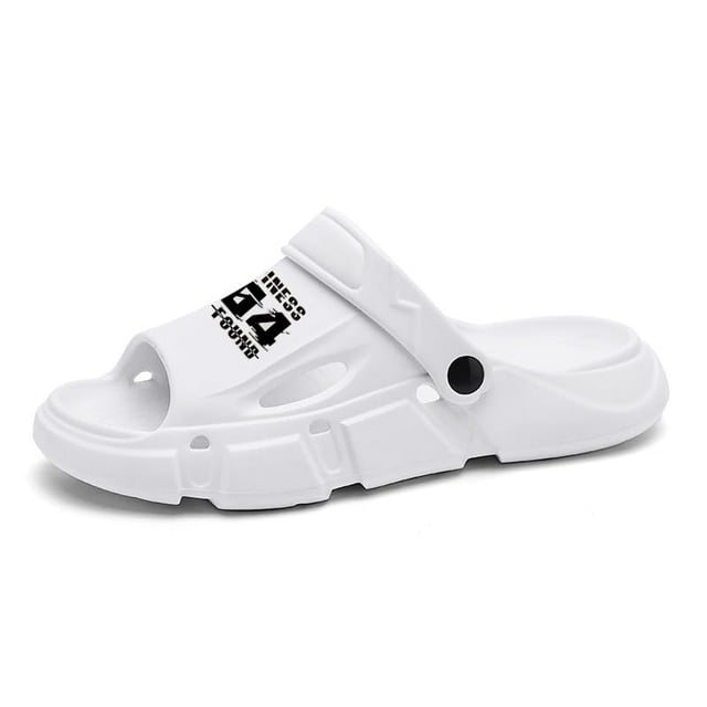 Men's Beach Slippers with Soft Low Arch Support Comfortable Thick Sole Anti Slip Easy To Clean