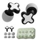thumbnail image 1 of Tapones de silicona negros para dormir | Tapones de silicona con aislamiento de ruido y cancelación de ruido - Tapones dorados, 1 of 5