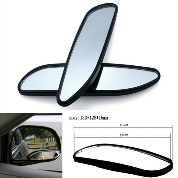 1 pair of car SUV rear view parking side blind spot wide angle mirror -