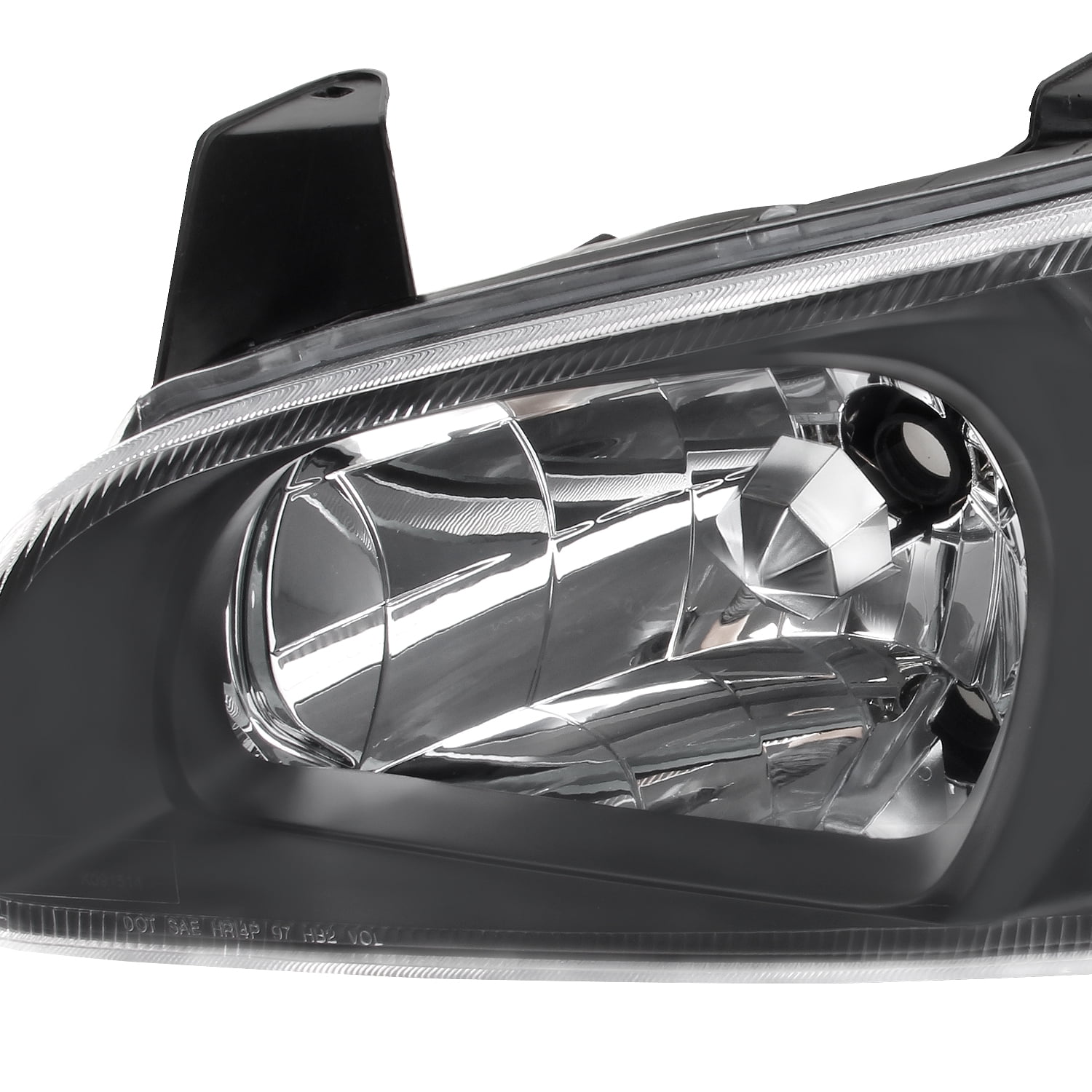 AKKON - For Black 2000 2001 Maxima Headlights Front Headlamps Pair Direct Replacement Left + Right