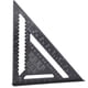thumbnail image 4 of Transportador, regla triangular de ángulo recto de aluminio negro de 12 pulgadas, regla para carpintería, experiencia incomparable, 4 of 11