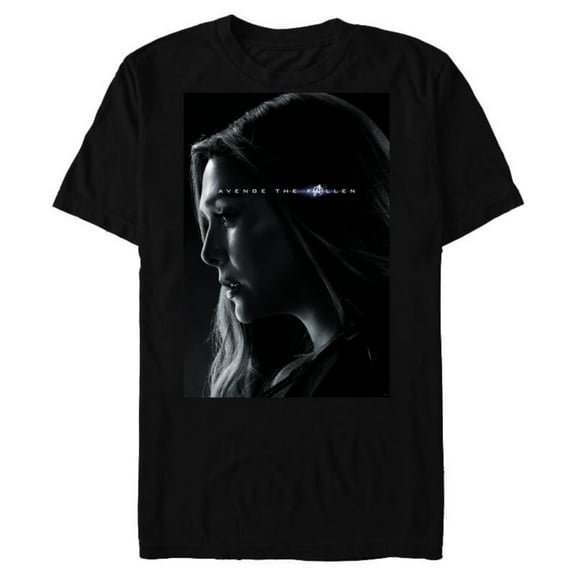 Marvel Avengers: Endgame Scarlet Witch Poster - Short Sleeve Blended T-Shirt for Adults - Customized-Black