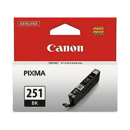 Canon CLI-251 Black Ink Tank, Compatible with PIXMA iP7220, PIXMA MG7520, PIXMA MG7120, PIXMA MG6620, PIXMA MG6320, PIXMA MG5420, PIXMA MG5522, PIXMA MG5622 and PIXMA MX922