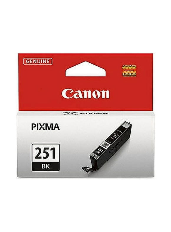 Canon CLI-251 Black Ink Tank, Compatible with PIXMA iP7220, PIXMA MG7520, PIXMA MG7120, PIXMA MG6620, PIXMA MG6320, PIXMA MG5420, PIXMA MG5522, PIXMA MG5622 and PIXMA MX922