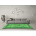 thumbnail image 3 of Ahgly Company Indoor Round Persian Emerald Green Traditional Area Rugs, 4' Round, 3 of 4