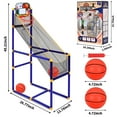 thumbnail image 5 of DAZLUTE Basketball Hoop & Shooting Game Set for Kids with 2 Balls - Indoor/Outdoor Sports Toys Gift for Toddlers and Children Ages 3-12 Years (S Size), 5 of 8