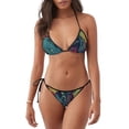 thumbnail image 1 of Balery Neon Zombie Skull Pijama Estampado Bikini de Dos Piezas para Mujer - Conjunto de Bikini Ajustable Sexy y Cómodo para Playa, 1 of 6
