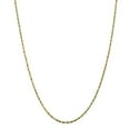 thumbnail image 6 of 10K Yellow Gold 1.8mm Diamond Cut Extra-Lite Rope Chain 16 Inch, 6 of 6