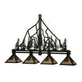 thumbnail image 3 of Meyda Tiffany 132767 Tall Pines 4 Light 60" Wide Linear Pendant, 3 of 4