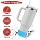 thumbnail image 4 of Uxcell Funda de Botella de Agua de Silicona [1PCS] - Funda Protectora Antideslizante para Proteger Botellas de Agua de Rasguños - [Azul Cielo - 2.95 IN], 4 of 7