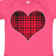 thumbnail image 4 of Inktastic Red Plaid Heart Boys or Girls Baby Bodysuit, 4 of 5