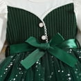 thumbnail image 6 of Miluxas Girl Tutu Dress Long Sleeve Star Sequin Bowknot Party Tulle Dresses Princess Birthday, 6 of 9